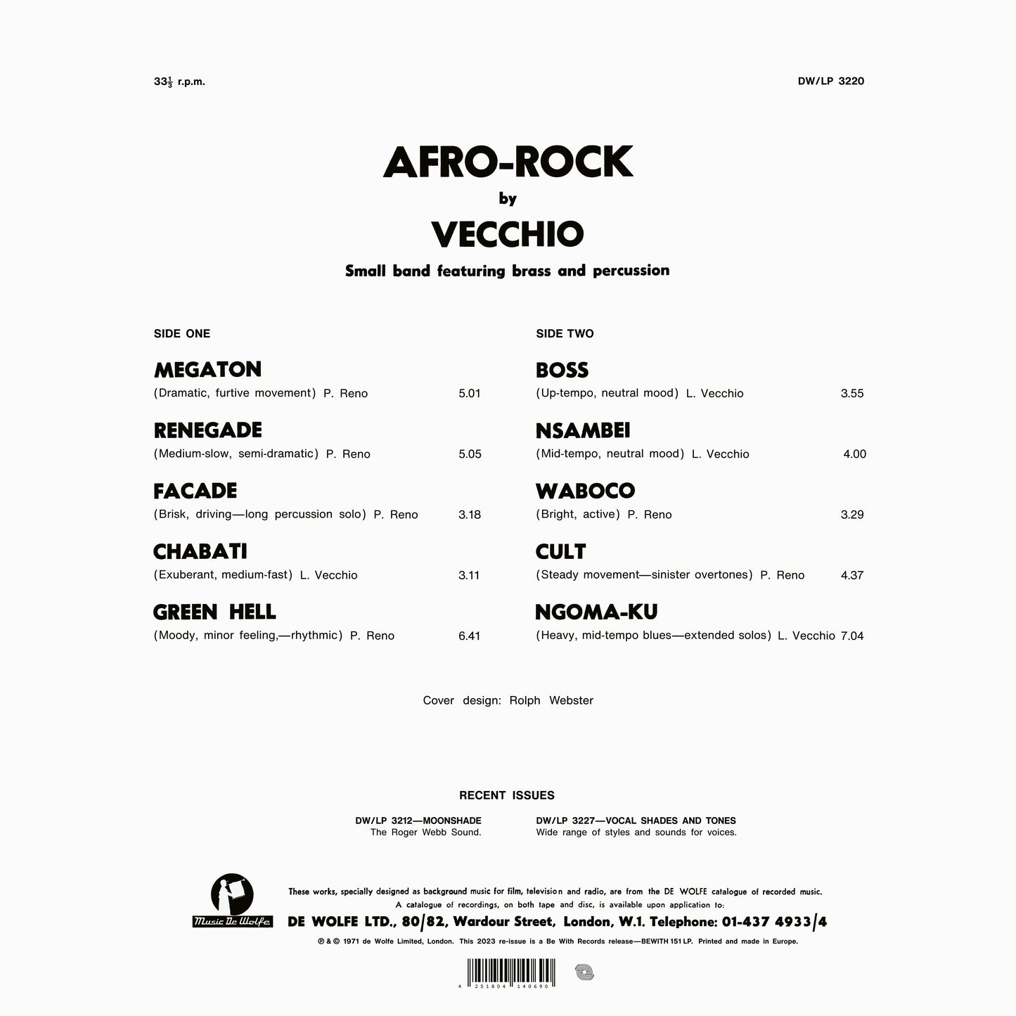 VECCHIO Afro-Rock