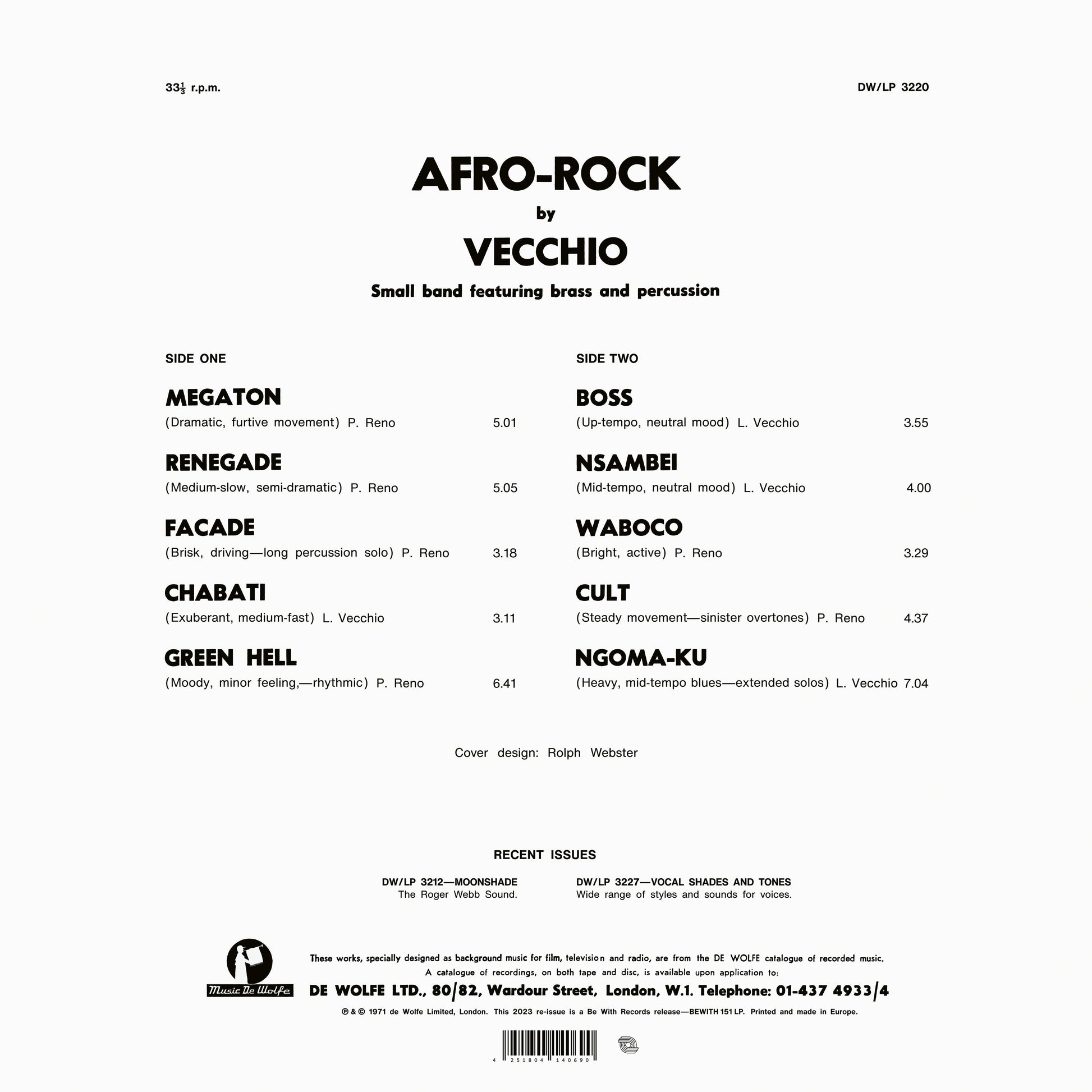 VECCHIO Afro-Rock