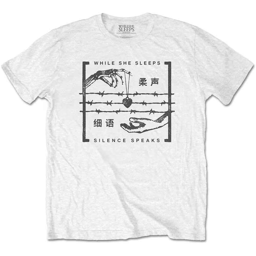 While She Sleeps Silence Speaks White