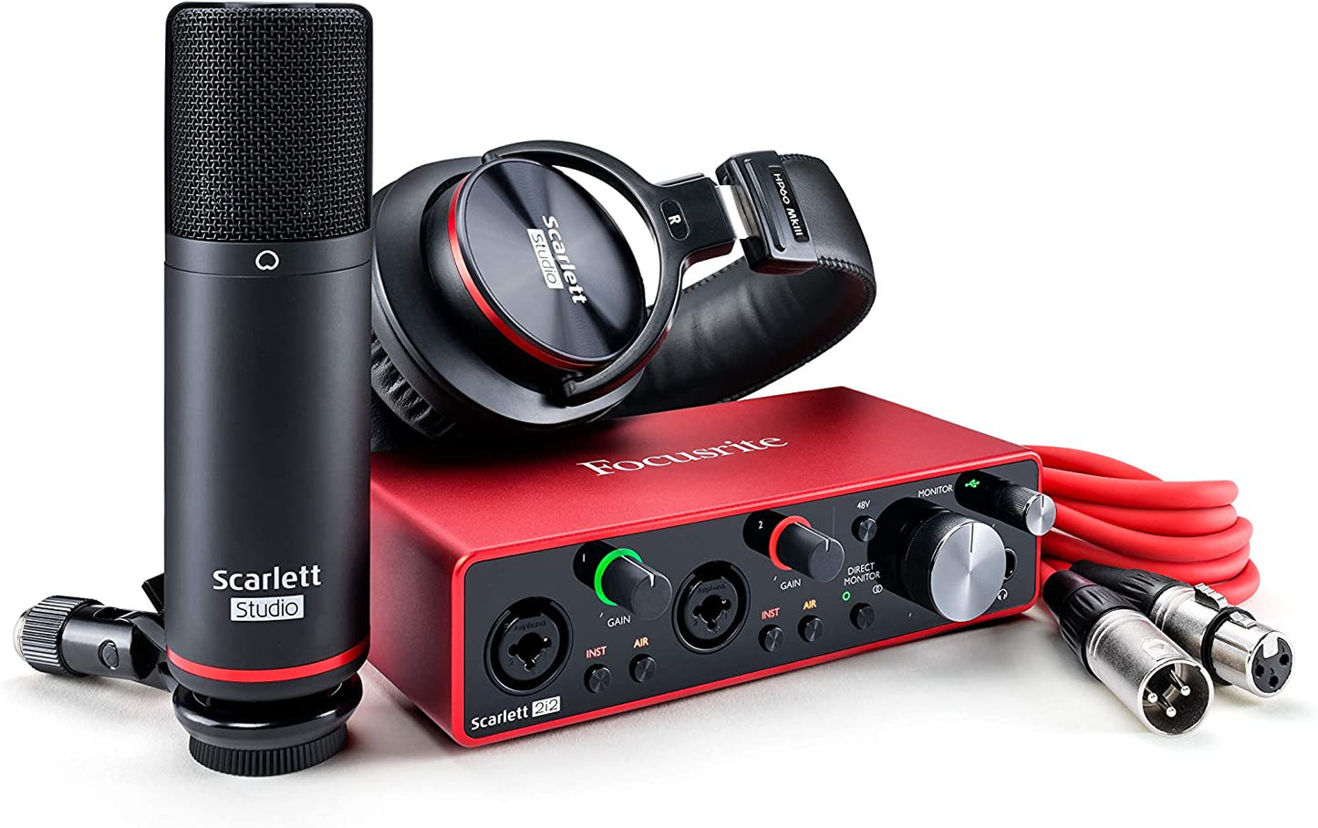 Focusrite Scarlett 2i2 Studio 3rd Generation USB Recording with Pro Tools First